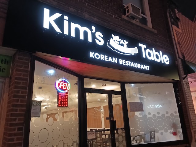 Kim's Table on BTS Boulevard, Yonge St, North York