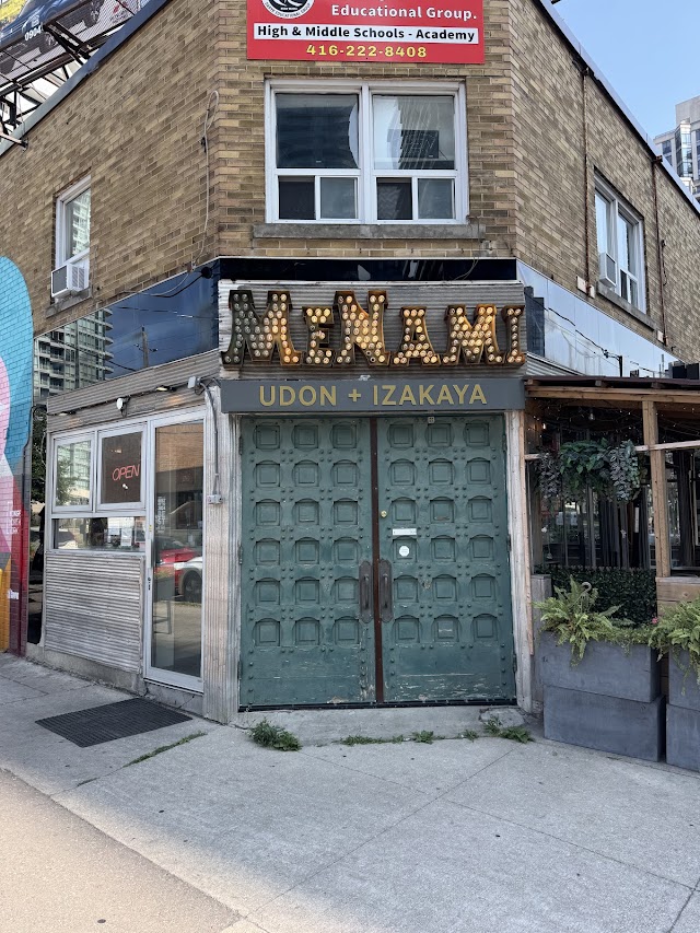MeNami Udon & Izakaya on BTS Boulevard, Yonge St, North York