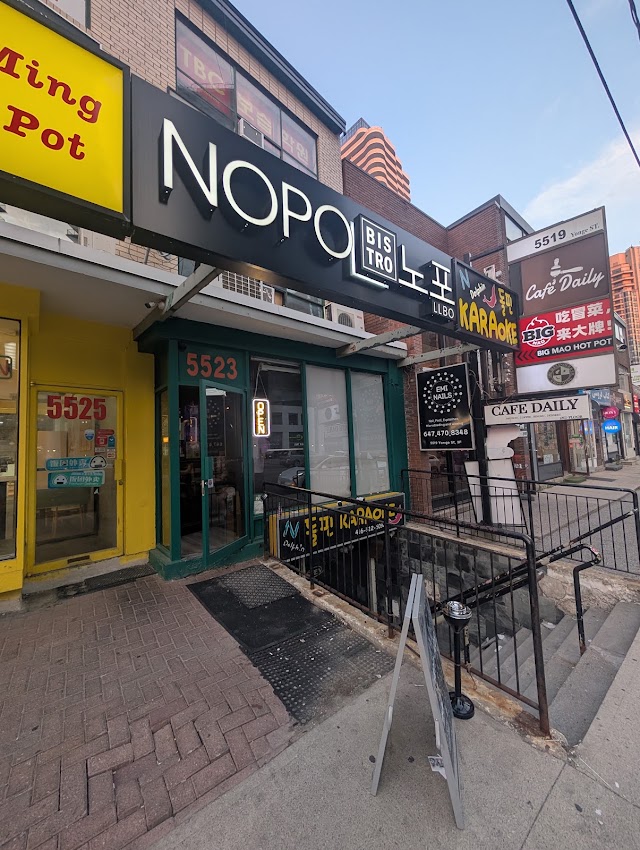 NOPO Korean Bistro on BTS Boulevard, Yonge St, North York