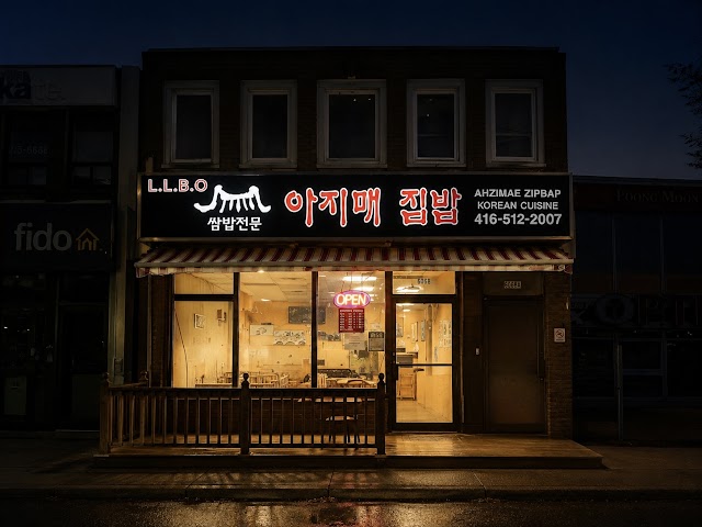 Ahzimae Zipbap on BTS Boulevard, Yonge St, North York